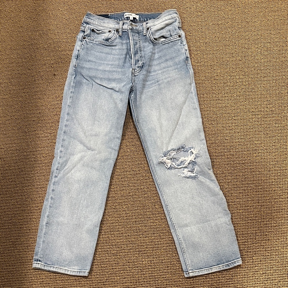 Re/Done Classic Blue Denim Jeans